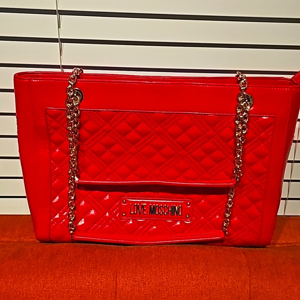 Large love Moschino bag